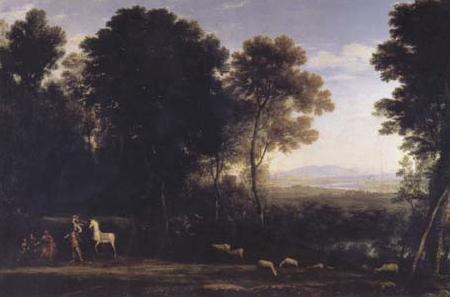 Claude Lorrain Landscape with Erminia and the Shepherds (mk17) Sweden oil painting art